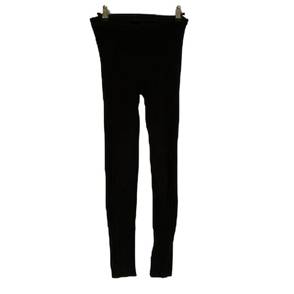 BCBG Max Azria Small Ribbed Black Riding Style Legging Ranch Western Wear - Picture 1 of 6